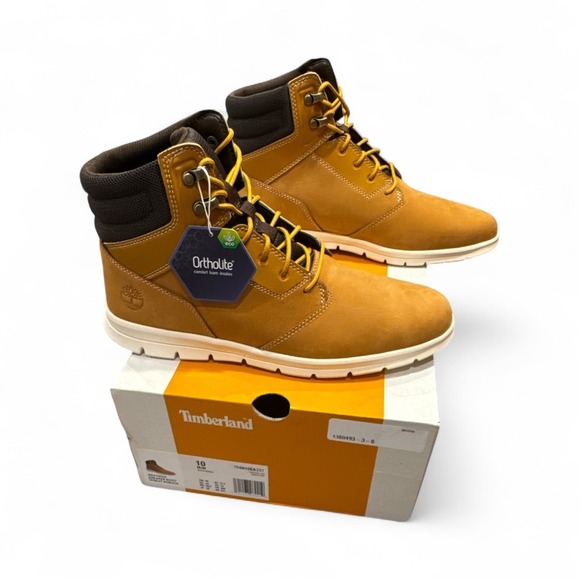 Timberland Graydon Sneaker Boot - Wheat Nubuck - Men's Size 10 M/M - New in Box - Picture 1 of 7
